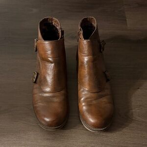 Women’s Nautralizer Brown Leather Ankle Boots